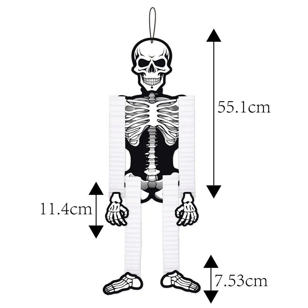 Halloween Pumpkin Vampire Sign Hanging Decorations Witch Ghost  Skull Black Cat Ornaments Halloween Party Door Wall Home Decor