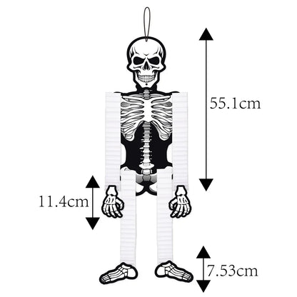 Halloween Pumpkin Vampire Sign Hanging Decorations Witch Ghost  Skull Black Cat Ornaments Halloween Party Door Wall Home Decor