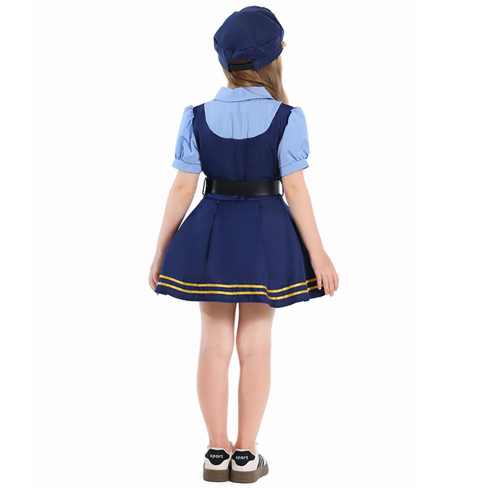 Girls Judy Rabbit Halloween Costume Set
