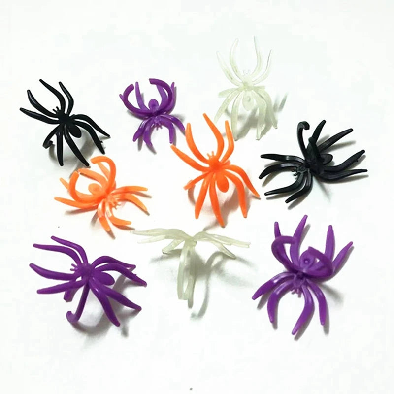 Halloween Bat Spider Skull Rings – 30–60 Pack