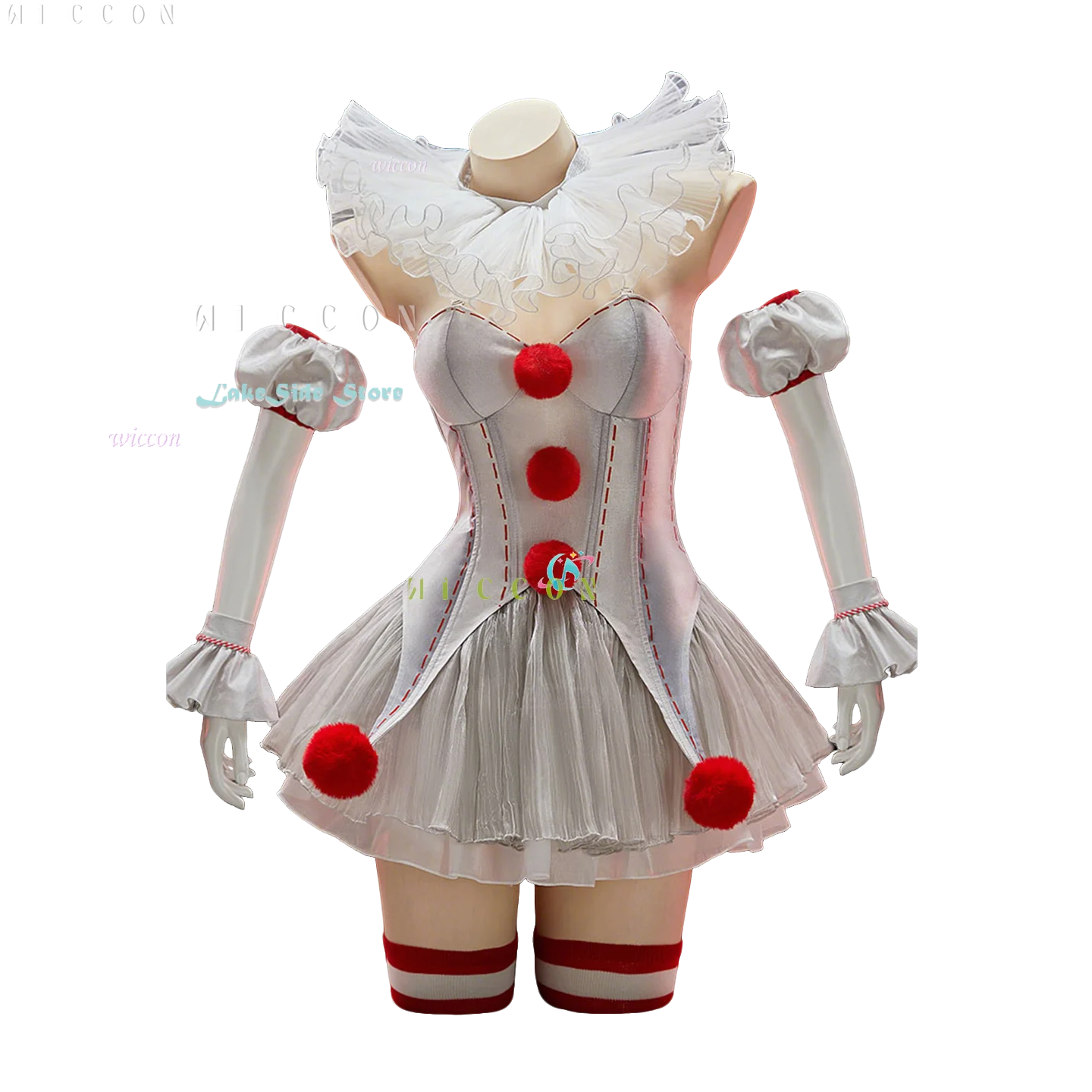 Clown Halloween Costume for Women – Wig