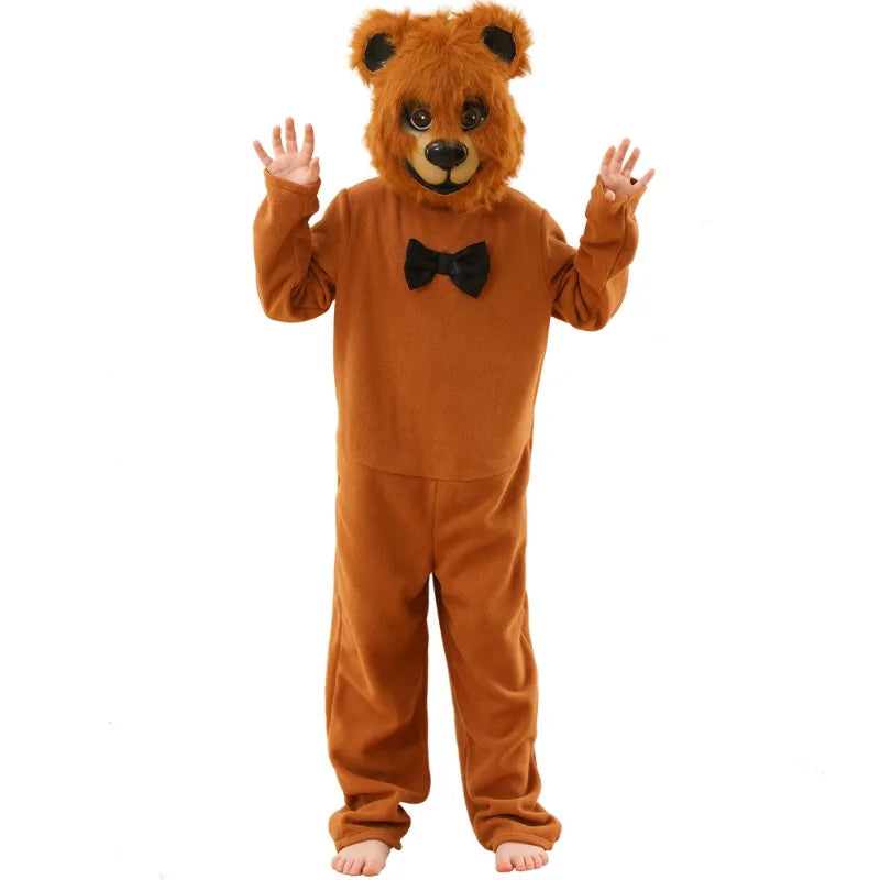 Kids Day Halloween Kids Bear Costume Animal Halloween Furry Cosplay Costume Child Movie Jumpsuit - product image 2