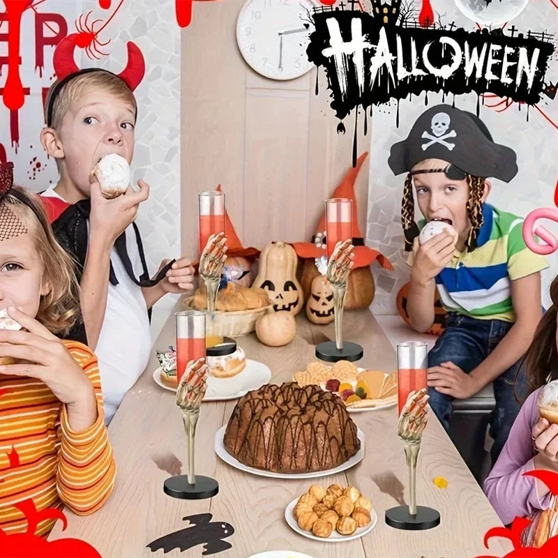 Halloween Decorations Retro Goblet Tableware Skeleton Hand Arm Design Plastic - product image 3