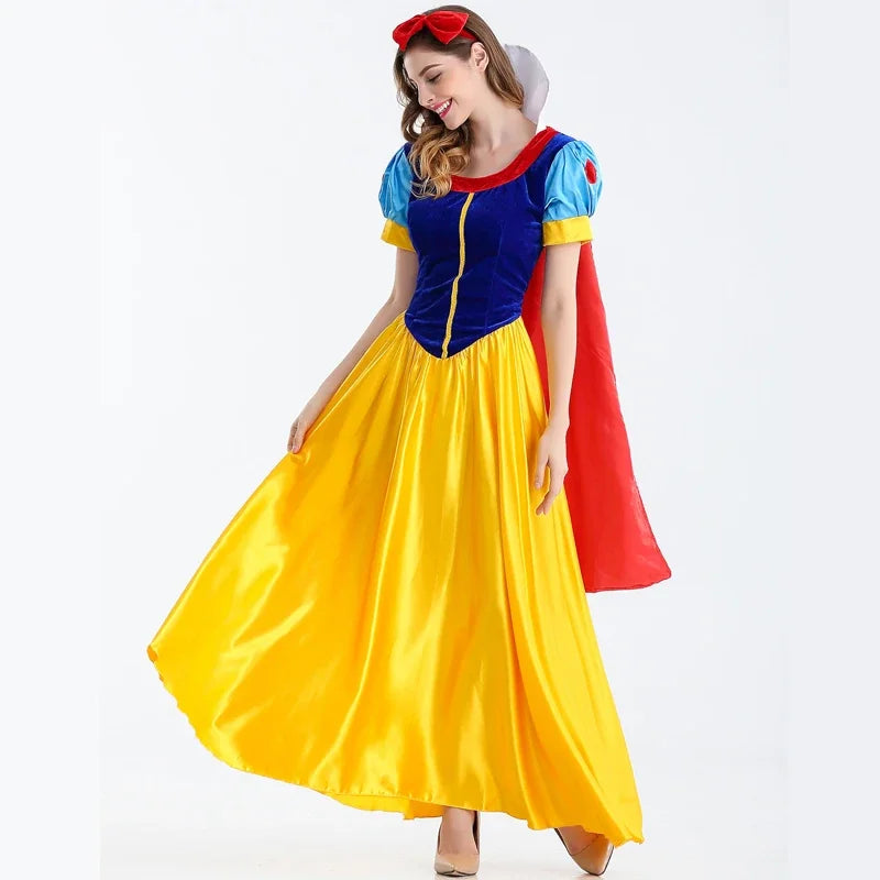 Princess Halloween Party Costume Adult Cosplay Plus Size Dress