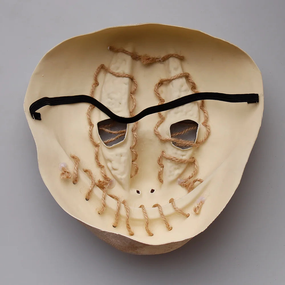 Halloween Joker Mask Costume Scary Killer Clown Half Face Latex Helmet Costume Props - View 6