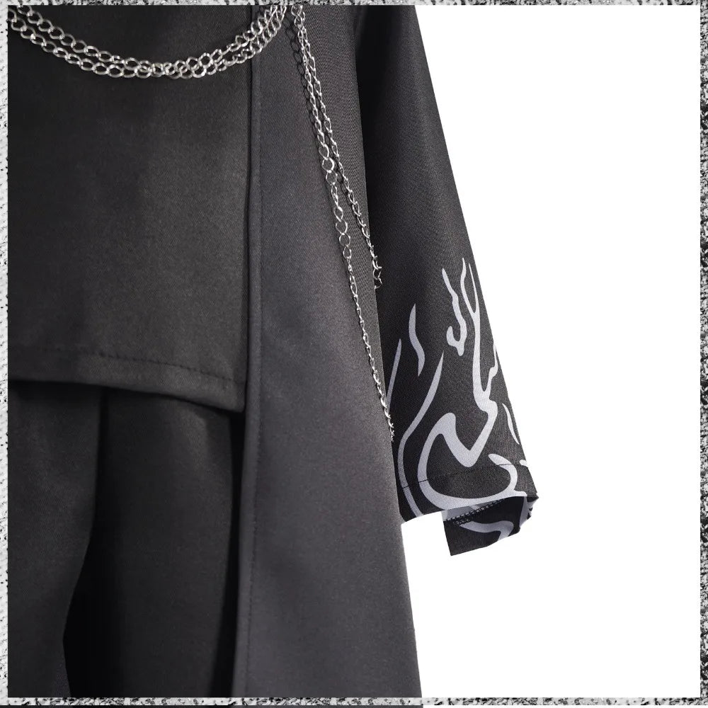 Halloween Men's Costumes Include Costumes Coats Pants Headgear and Accessories - wig / Kids height140-59.1 in (150 cm)