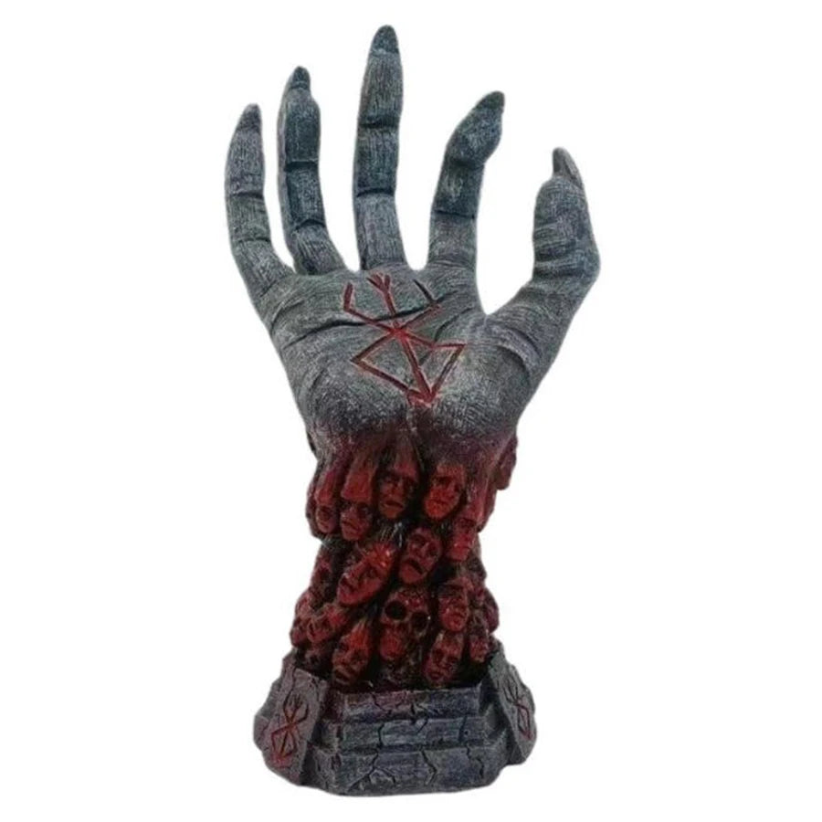 Gothic Horror Demon Sacred Hand Statue - Gothic Halloween Decor, Resin Art Collectible, Handcrafted Piece - product image 8