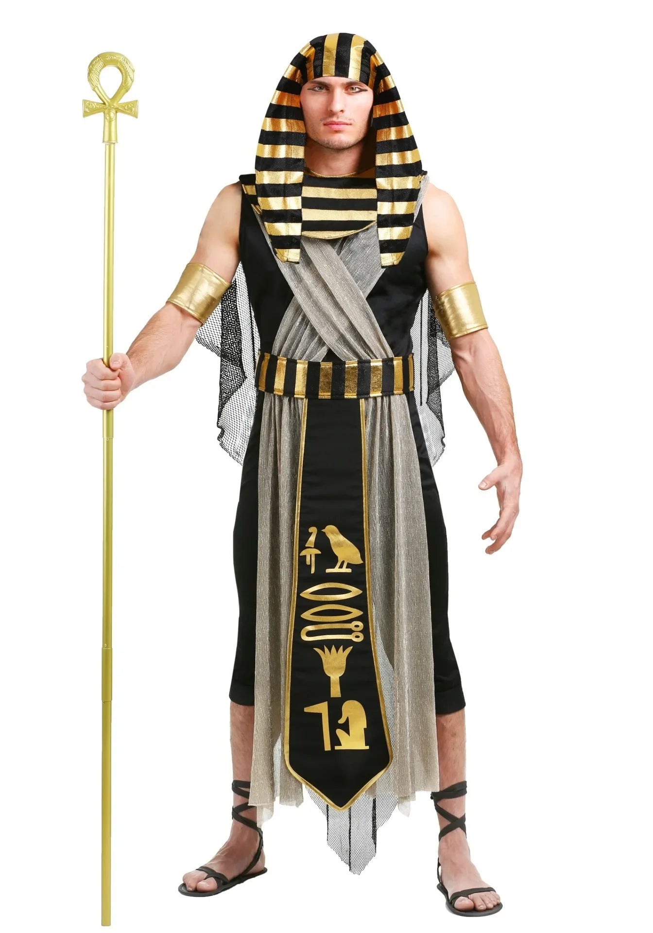 Couples Ancient Egypt Egyptian Pharaoh for Men King Cleopatra Queen Costume - alternate view 5