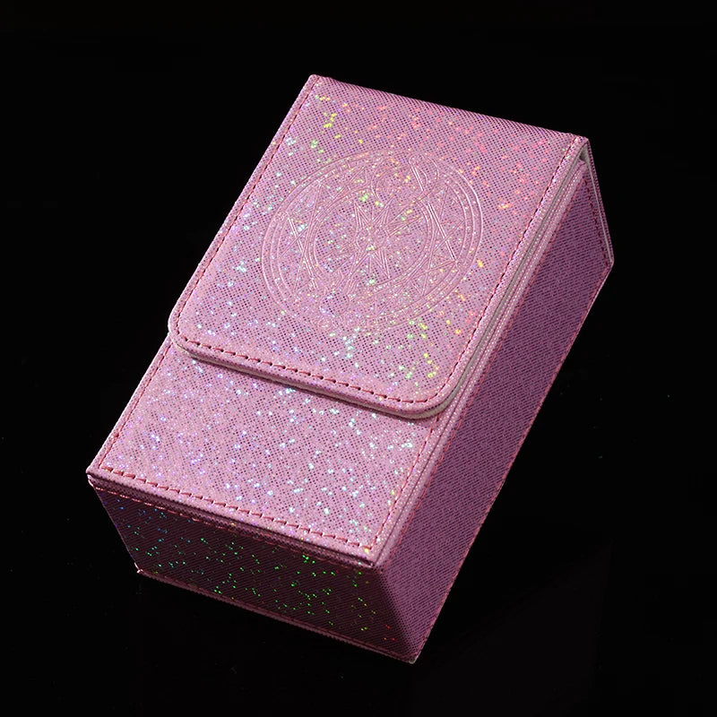 Pearlescent PU Leather Tarot Card Storage Box