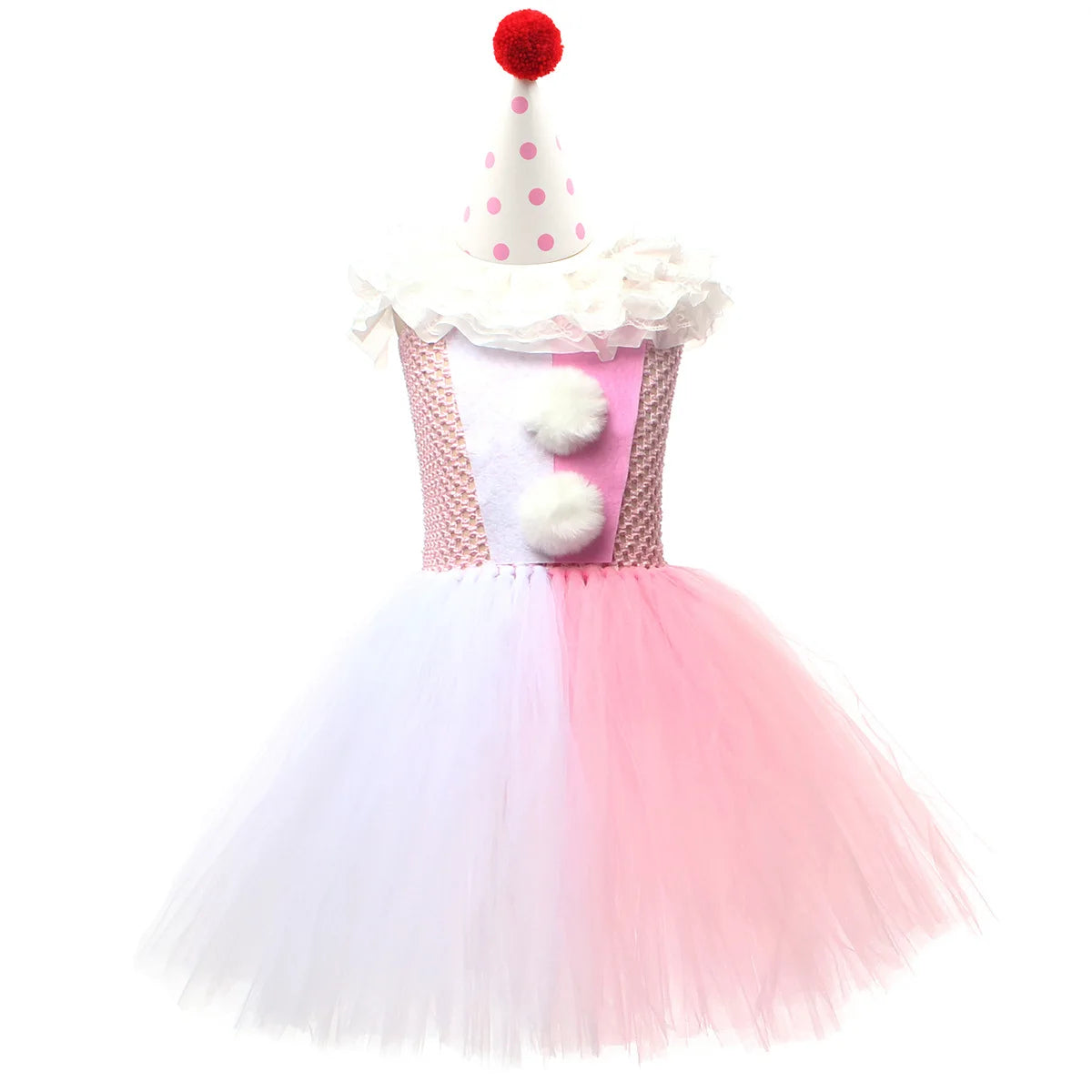 Halloween Costume For Kids Gray Girls Tutu Dress Kids Cosplay Scary Clown Costume Girl Carnival Masquerade - product image 5