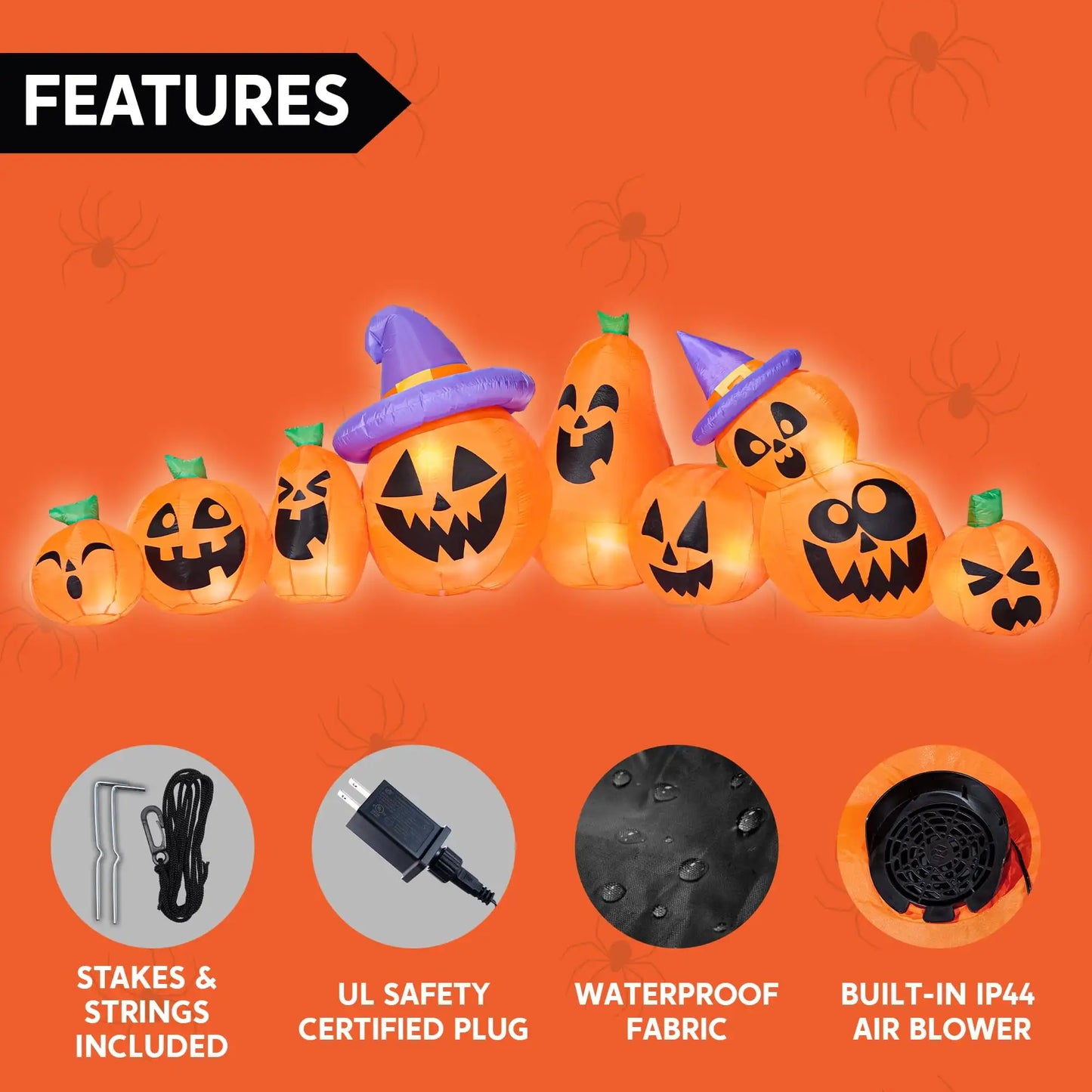 12.5 Ft Witch Halloween Inflatable - product image 4