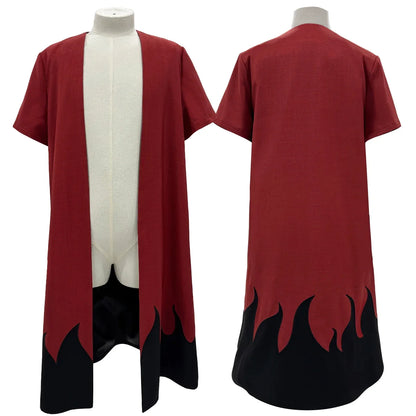 Costume Haori Uniform Halloween Cos Convention Unisex Adult Version - Orange / S