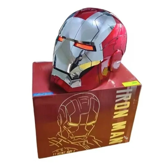 Iron Man Mk5 Helmet Electric Mk50 Cosplay Multi-Piece Opening And Closing Helmet Voice Control Eyes Model - product image 12