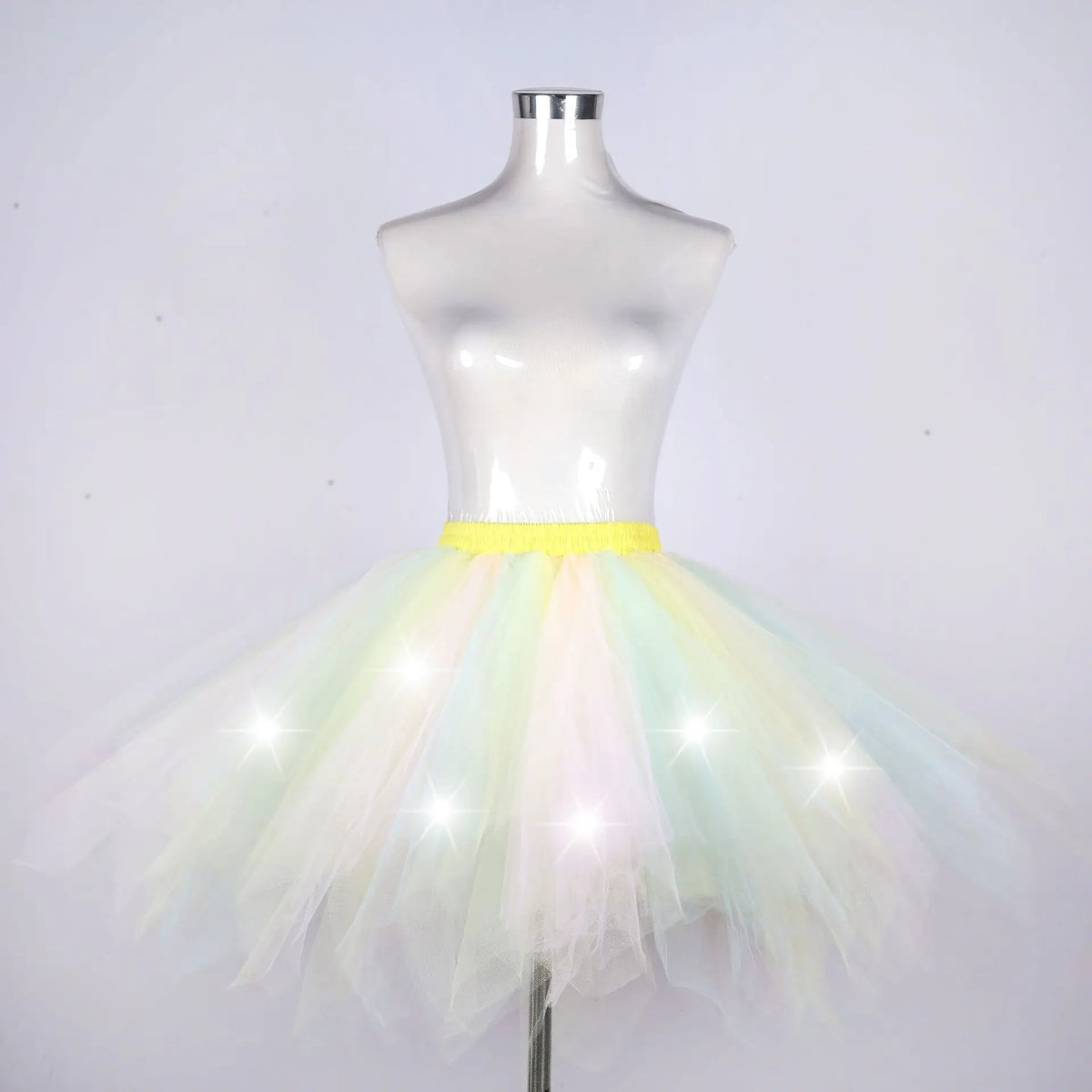 LED Light-Up Tutu Skirt & Fairy Headband Options – Neon Party Costume