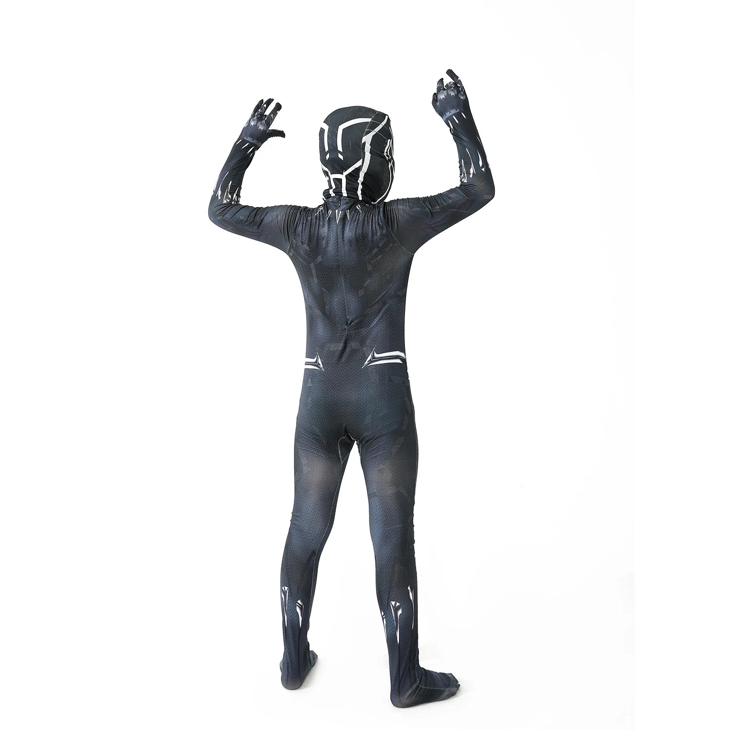 Anime Superhero Black Feline Hero Men Adult Jumpsuits Panther Cosplay Halloween Costume Bodysuits