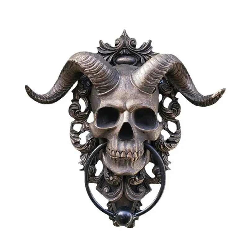 Whimsical Halloween Bat Knocker Gothic Wall Art Resin Statue Wall & Door - product image 9