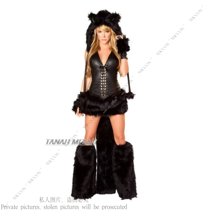 Halloween Party Frog Penguin Panda Cat Fox Monster Dinosaur Pirate Cosplay Costume Jumpsuit Woman Man Party Role Play Bunny Girl