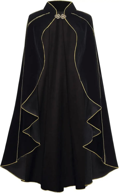 Men Halloween Cloak Costume Cape Medieval Shawl Vampire Pirate Robe Old Ranger Costume - View 10