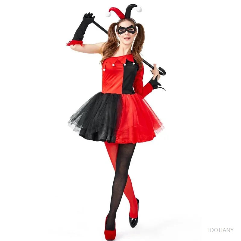 Halloween Carnival Adult Naughty Circus Magic Clown Costume Horror Ghost Clown Funny Role Playing Costume - product image 3