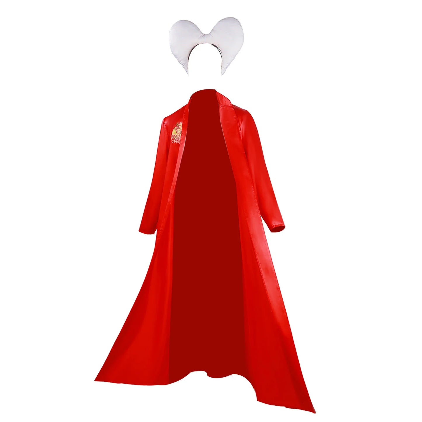 Men Costume Red Cape Cloak with Headgear Adult Women Men Medieval Witch Uniform Halloween - AS SHOW / M
