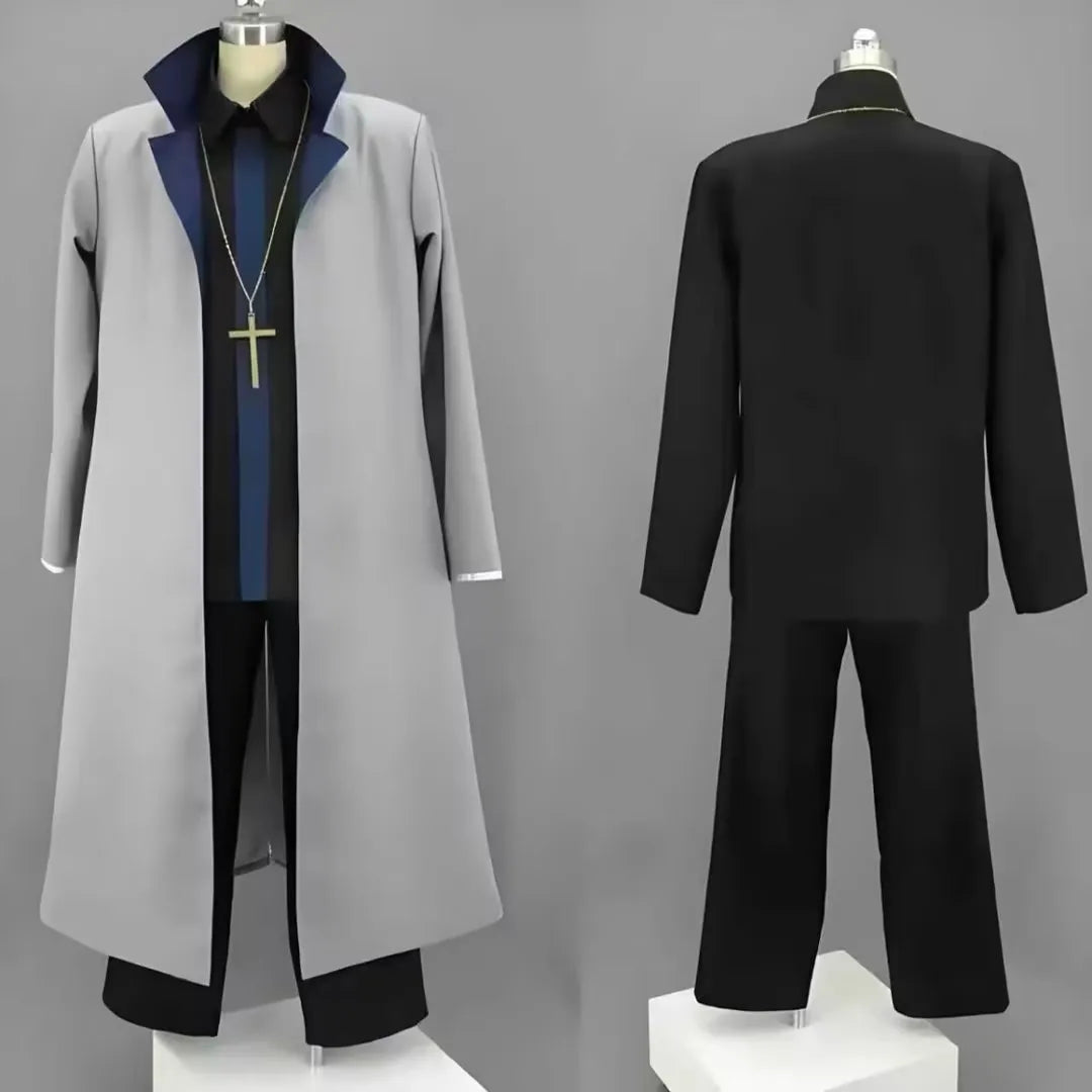 Anime Hellsing Alexander Anderson Costume Halloween Uniform Outfit - Costume / XXL