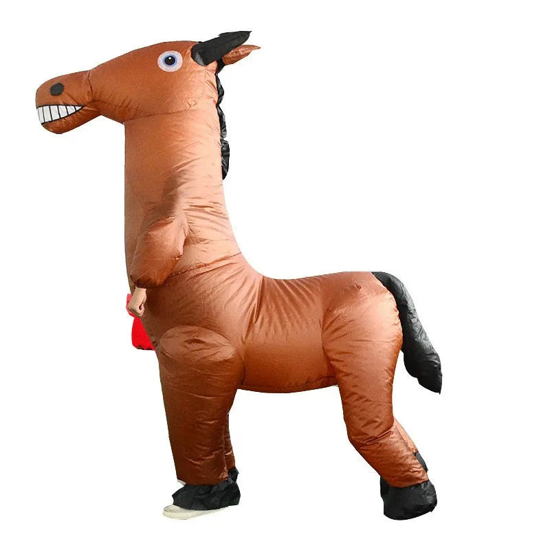 Horse Inflatable Costumes for Adults, Halloween Wear, Mascot, Dress Up Props Performance Outfit - product image 3