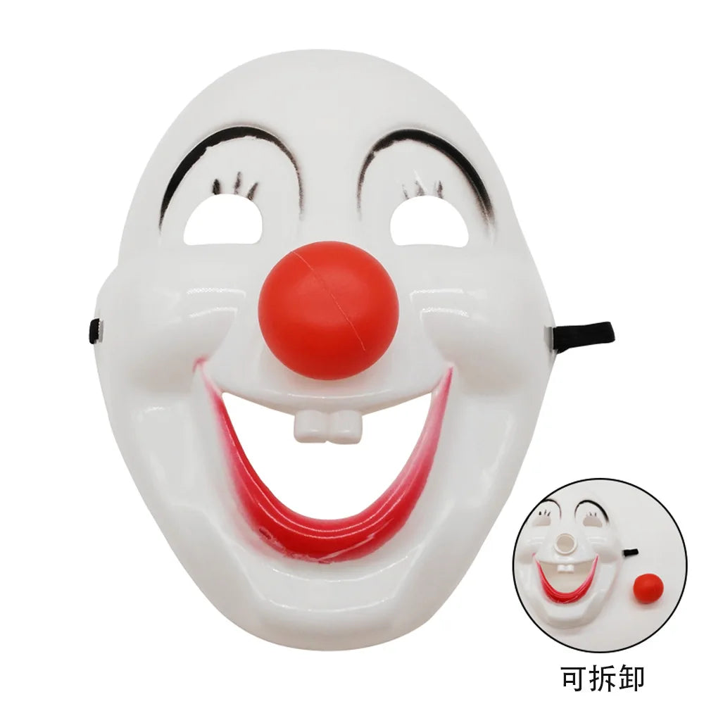Halloween Adult Clown Costume Set Costume Performance Magic Show Props Includes Dress - jumpsuits / One Size