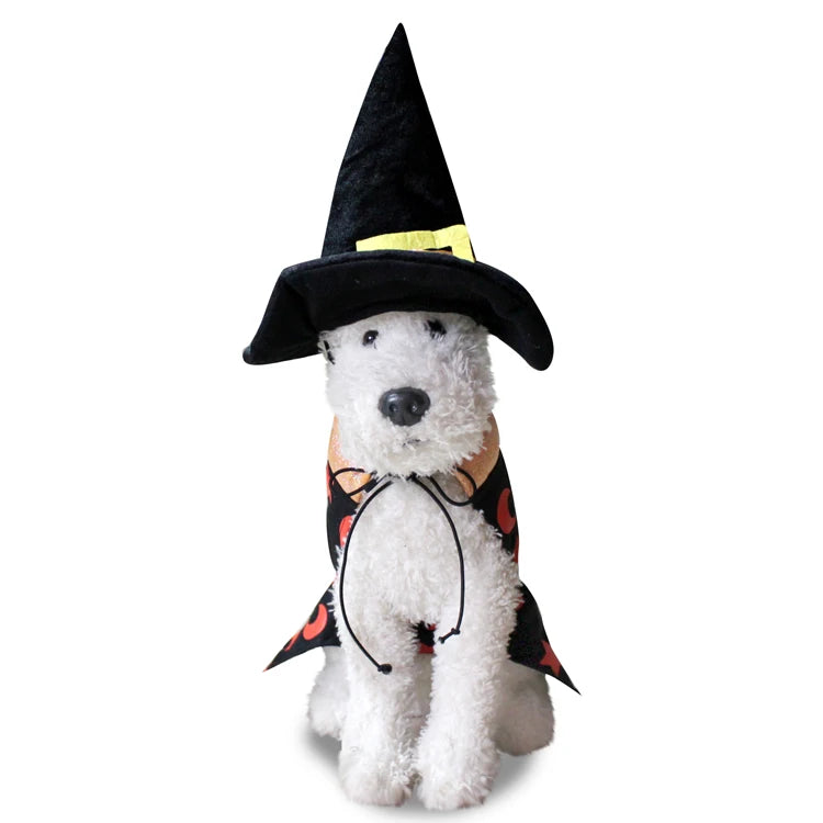Dog Suit Dog Halloween Costumes Cats for Chihuahua Clown Pet Costume for Cats - Christmas clown / S