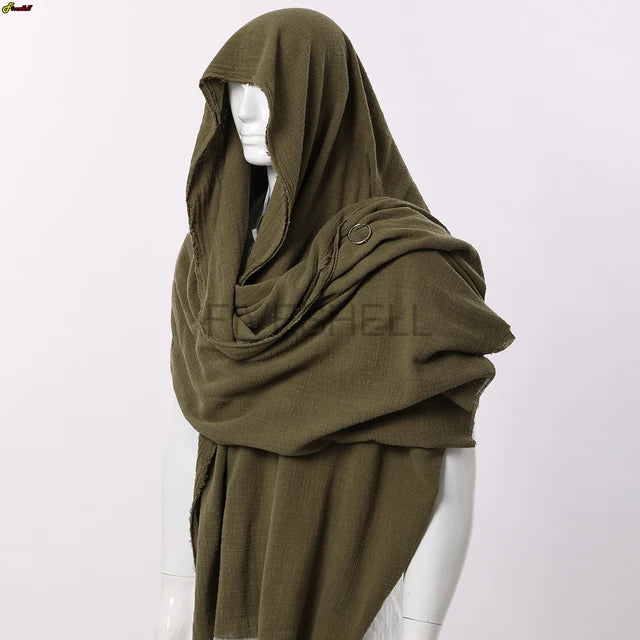 Unisex Halloween Ghost Dementors Costume Gothic Horror Zombie Tattered Hooded Capes Day of - View 13