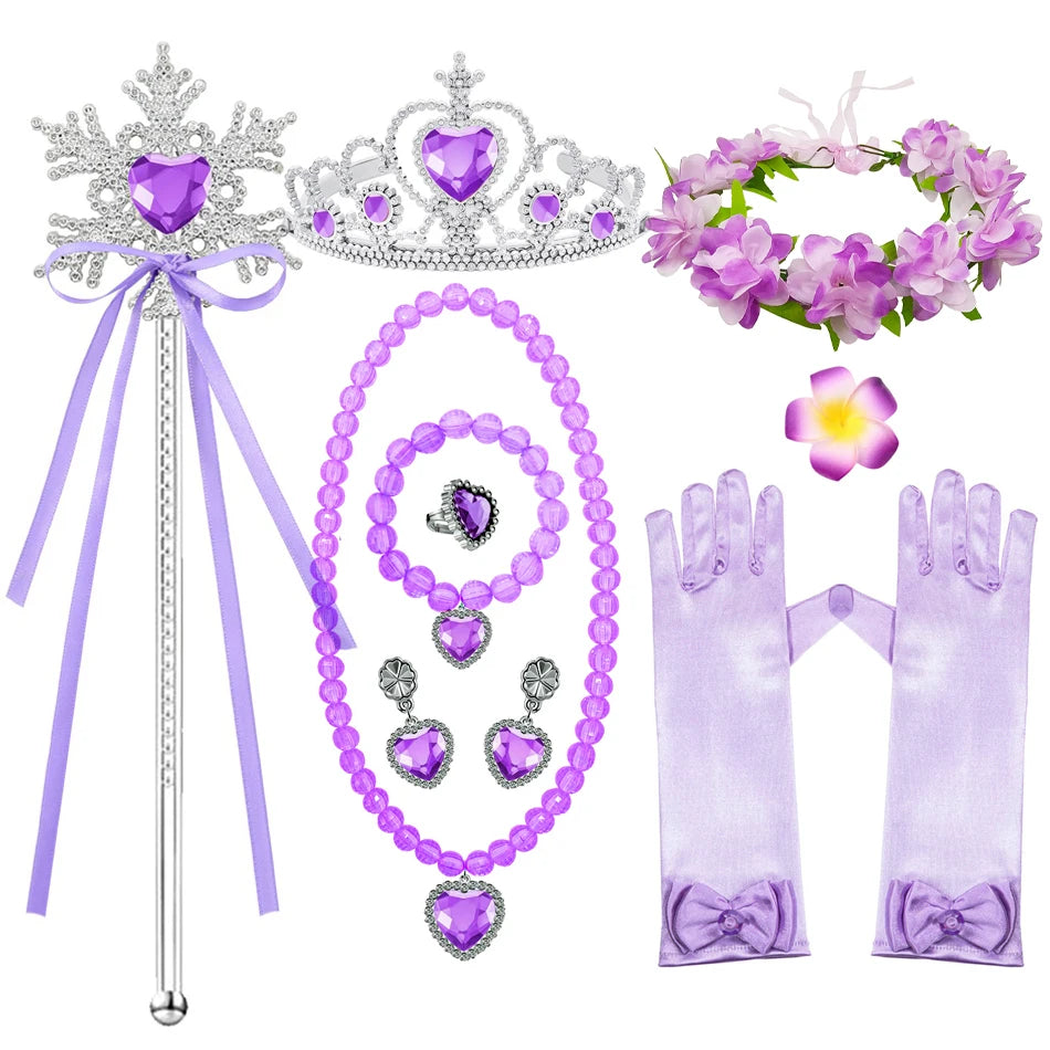 Girls Rapunzel-Inspired Princess Halloween Costume Dress