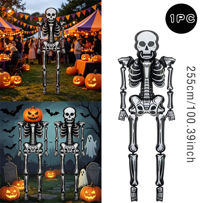 Halloween Skull Balloon, Giant Skeleton Foil Balloon, Halloween Skull - product image 7