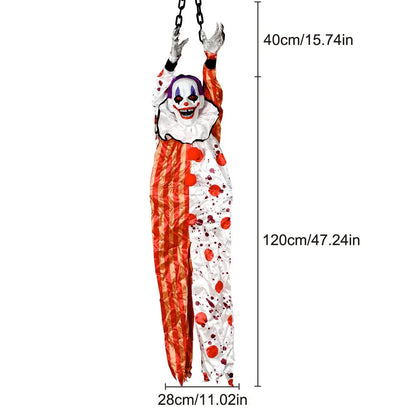Animatronics Decoration Hanging Clown Nurse Voice Control Electric Outdoor Prop - alternate view 7