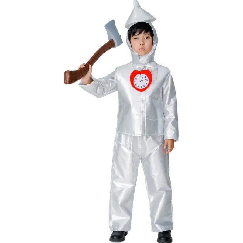Metallic Tin Robot Costume for Kids & Adults - product image 6