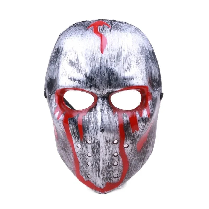 Horror Bleeding Masks Ghost Face Mask Halloween Scary Person Mask Demon Cosplaying Show - View 3
