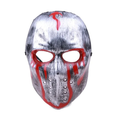 Horror Bleeding Masks Ghost Face Mask Halloween Scary Person Mask Demon Cosplaying Show - View 3