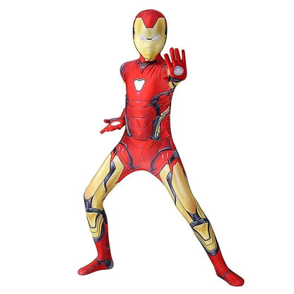 Kids Iron Man Costume Superhero Costume Cosplay Bodysuit Full Sets with Mask Halloween Costume for Kids - product image 5
