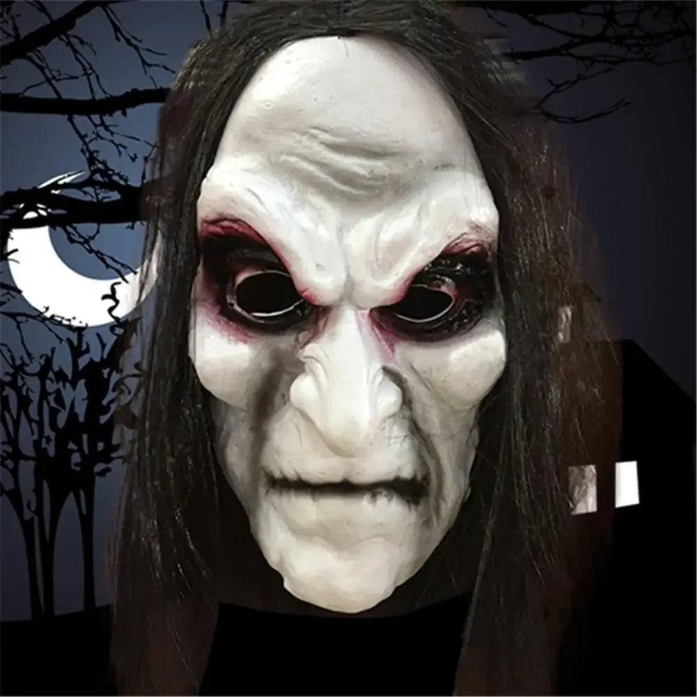 Scary Zombie Mask Halloween Party Horror Ghost Mask Festival Party Halloween Cosplay Horror Grimace Mask - product image 3