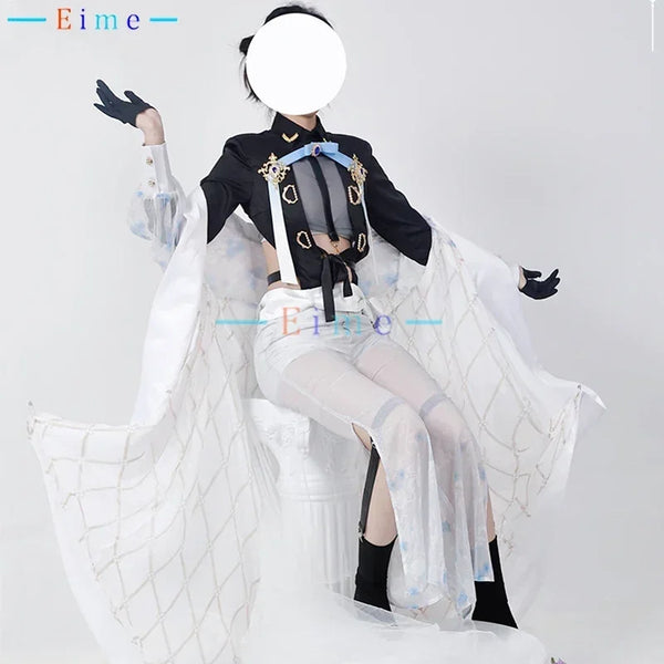 Game Nu Edmond Costume Halloween Uniforms Anime