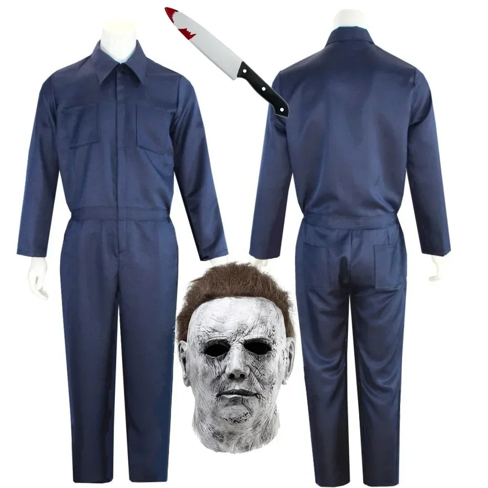 Michael Myers Halloween Costume Doodt Michael Myers Costume Kostuum Bloederige Kleding - Jumpsuit mask A / M