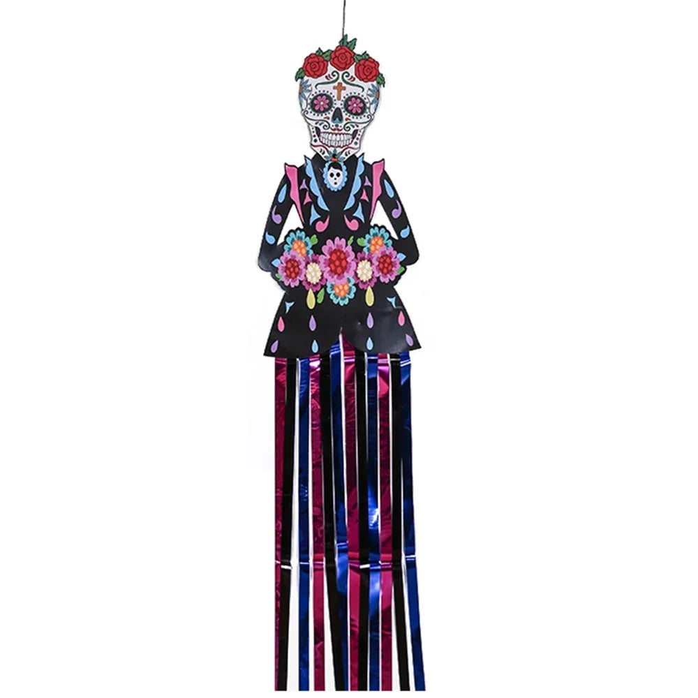 Crashing Witch Outdoor Halloween Decoration