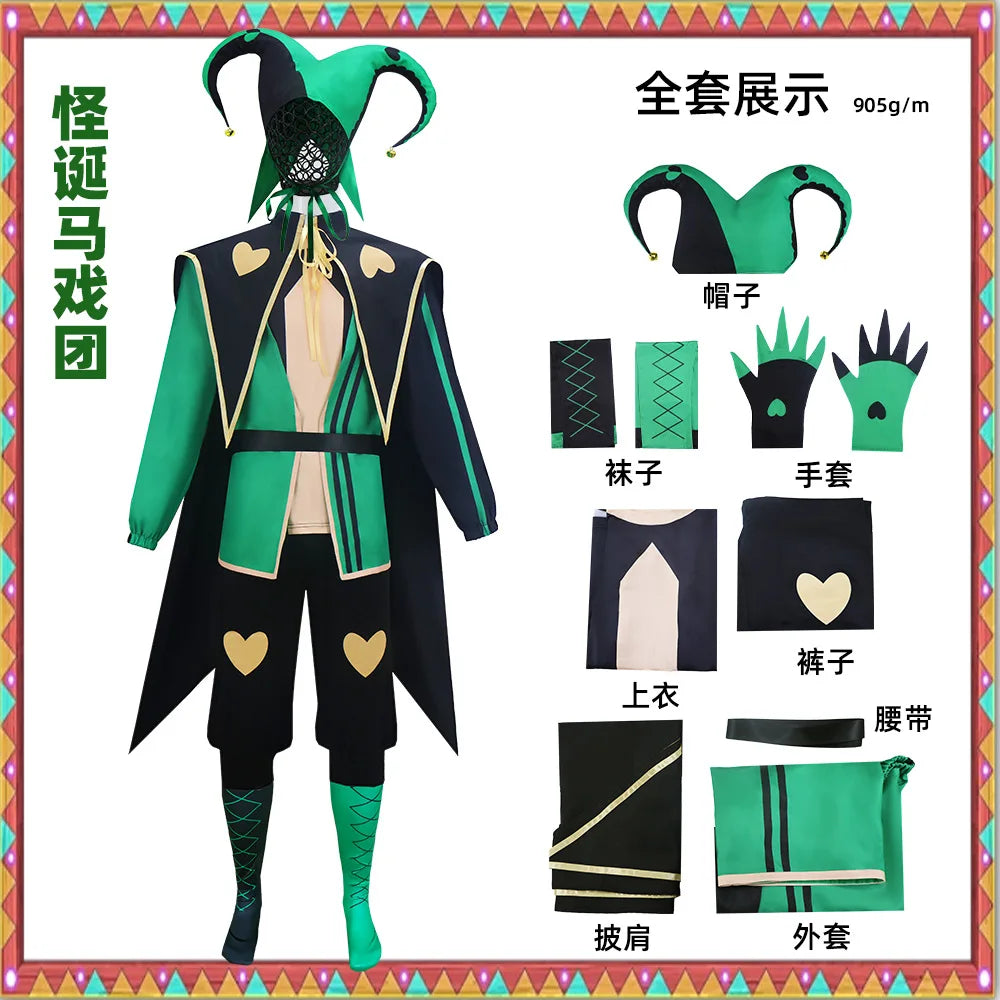 Anime Freak Circus Cos Costume Circus Clown Role Game Uniform Anime