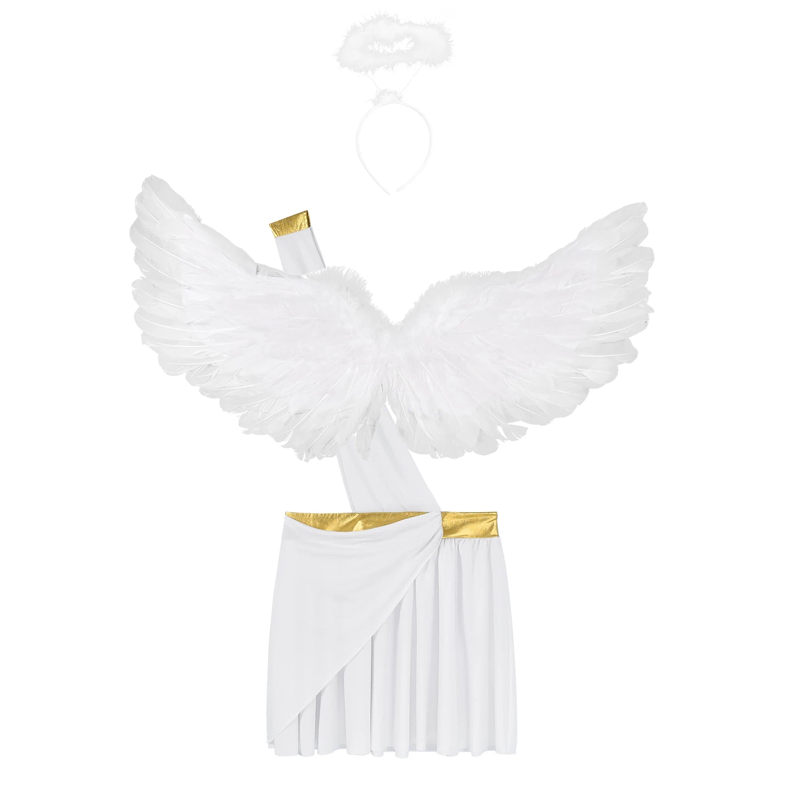 Fallen Angel Costume for Men | Wings & Headband