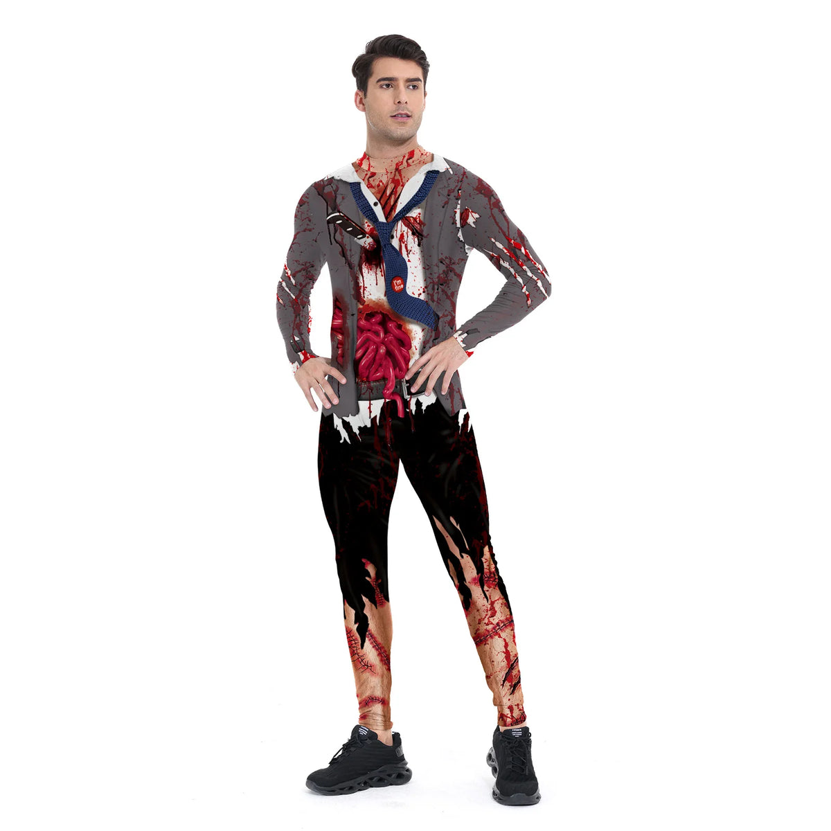 Skeleton Print Bodysuit Costume for Women - product image 13