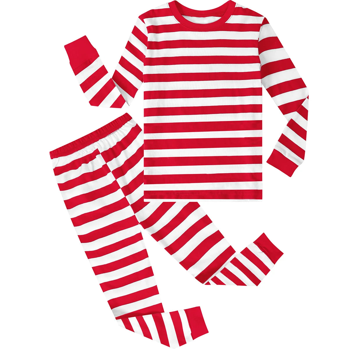 Kids Black & White Prisoner Halloween Costume Pajamas