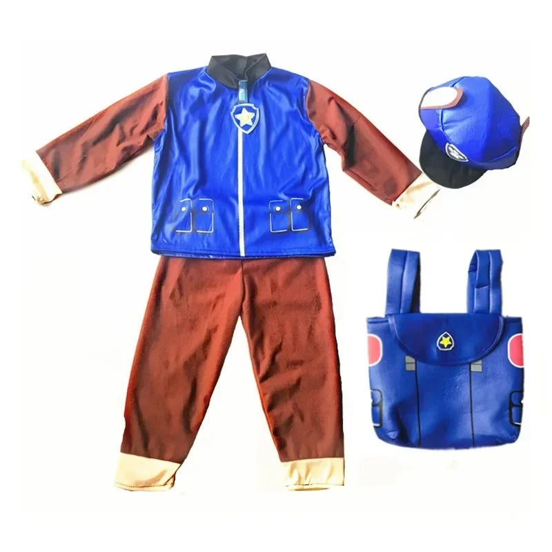 Rescue Pup Patrol-Inspired Kids Costume Children Tops Pants Patrol Uniform Costume