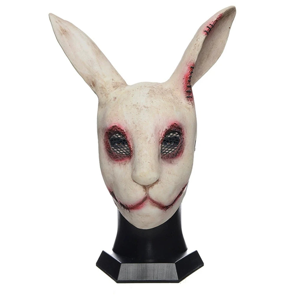 Game Dead By Daylight the Huntress Costume Mask Bloody Rabbit Butcher Helmet Horror Latex - View 4