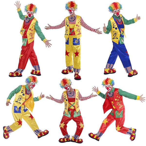 Clown Halloween Costume for Adults