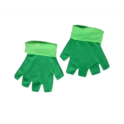 Halloween Costume Anime Ash Ketchum Trainer Blue Jacket Cap Gloves Sets Theme Outfits - Set / 120cm