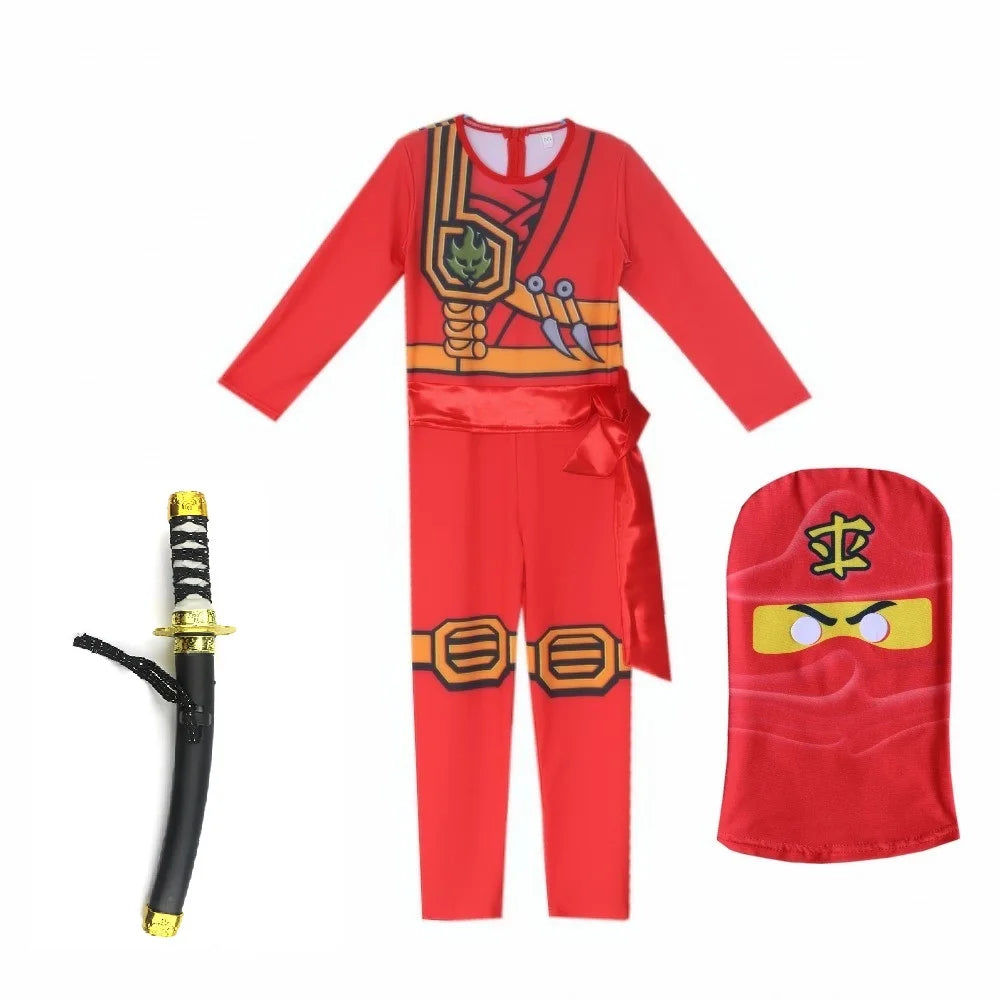 Ninja Cosplay Advanced Latest Role Playing Costume Jumpsuit Set Halloween Christmas Party Ninja