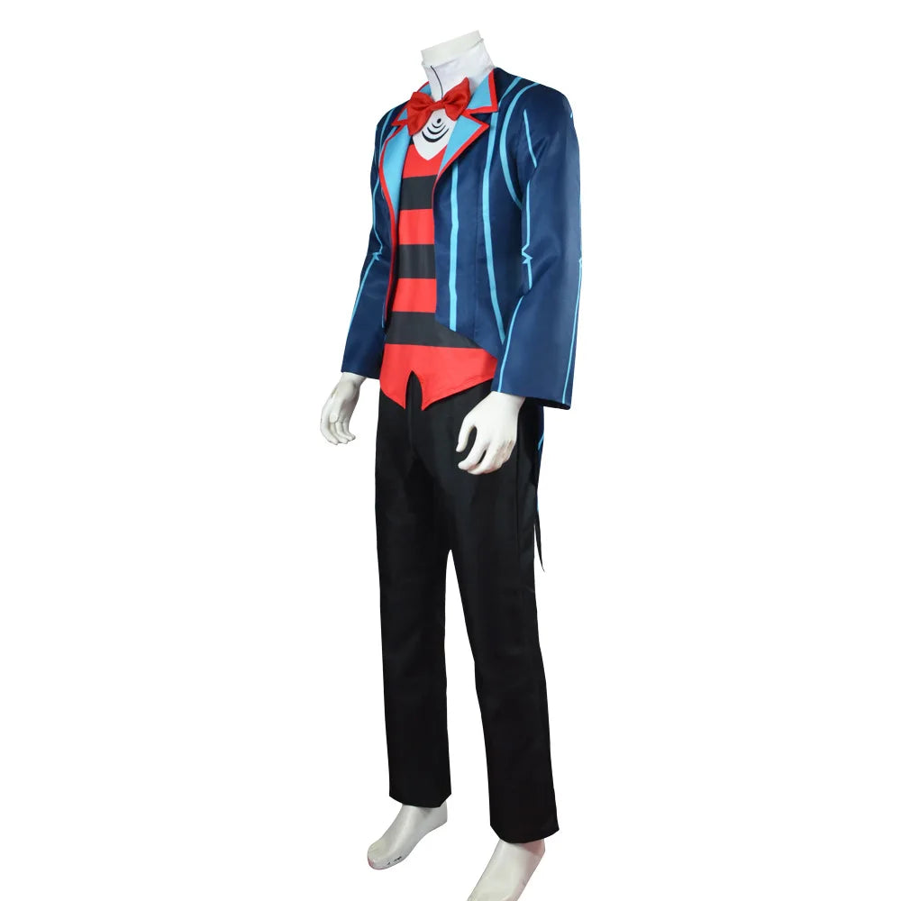 Costume TV Demon Vox Costume Cosplay Outfit Disguise Halloween Suit for Hazbin Hotel - Vox / S